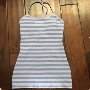 Lululemon Striped Workout Tank, size 2